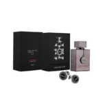 Frasco del perfume Armaf Club de Nuit Man Intense Parfum Edición Limitada con diseño oscuro y lujoso. Ideal para hombres que buscan una fragancia intensa, refinada y duradera.