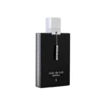 Frasco del perfume Armaf Club de Nuit Precieux 1; salida de piña, limón, bergamota, pera y caramelo con pimienta rosa y negra; corazón con roble musgoso, madera blanca, jazmín, lirio del valle y anís; base de ámbar, cedro, cuero, patchouli, vainilla, almizcle blanco y ambroxán. Ideal para noches elegantes y eventos donde buscas un aroma lujoso, profundo y con buena fijación.