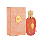 Frasco del perfume Armaf Eter Desert Rose con diseño femenino en tonos rosados y dorados, que transmite romanticismo, frescura y elegancia. Ideal para mujeres que buscan una fragancia floral, suave y encantadora.