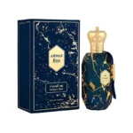 Frasco del perfume Armaf Eter Desert Star con diseño elegante en tonos dorado y crema. Una fragancia inspirada en los misterios del desierto, ideal para quienes buscan un aroma cálido y envolvente.