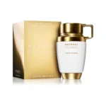 Frasco del perfume Armaf Odyssey Femme White Edition en blanco nacarado con detalles plateados. Fragancia femenina fresca, suave y luminosa, perfecta para el uso diario.