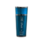 Frasco del perfume Armaf The Pride Admiral con diseño masculino en tonos azul marino y plateado, que evoca liderazgo, fuerza y sofisticación. Ideal para hombres que buscan una fragancia elegante, fresca y con carácter.