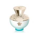 Versace Dylan Turquoise Pour Femme es un perfume femenino fresco y luminoso con notas de limón, jazmín y almizcle, ideal para climas cálidos y estilo moderno.