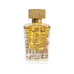 Perfume Lattafa Sheikh Al Shuyukh Luxe Edition Eau de Parfum para hombre, fragancia árabe intensa con notas amaderadas, ambaradas y orientales, símbolo de poder y elegancia.