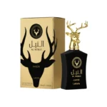 Lattafa Al Noble Ameer es una fragancia unisex que combina notas frescas de manzana y pimienta rosa con un corazón especiado de clavo y un fondo amaderado de oud y vetiver. Su aroma cálido y sofisticado es ideal para destacar en ocasiones especiales y noches elegantes