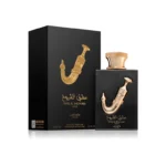 Lattafa Pride Ishq Al Shuyukh Gold es una fragancia unisex intensa y lujosa: con una apertura de caramelo y azafrán, corazón de cuero de gamuza y haba tonka, y un fondo cálido de vainilla, ámbar y almizcle. Dulce, elegante y sofisticada, con gran duración y proyección—ideal para ocasiones especiales y climas fríos.