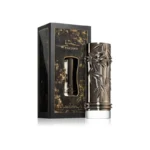 Perfume Lattafa Khashabi Eau de Parfum para hombre, fragancia árabe fresca y amaderada con notas cítricas y almizcladas, elegante y moderna.