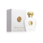 Perfume Lattafa Opulent Musk Eau de Parfum para mujer, fragancia floral y almizclada con notas blancas y fondo suave, elegante, delicada y sofisticada.