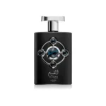 Lattafa Pride Al Qiam Silver Eau de Parfum — fragancia intensa y refinada con acordes amaderados, ahumados y orientales; perfume unisex de alta duración que combina elegancia, poder y sofisticación en un frasco plateado de lujo.