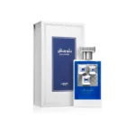 Perfume Lattafa Pride Blue Sapphire Eau de Parfum para hombre, fragancia árabe fresca y amaderada con notas especiadas y cítricas, elegante y moderna.