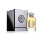 Perfume Lattafa Ra’ed Silver Eau de Parfum para hombre, fragancia árabe fresca y amaderada con notas especiadas, cítricas y almizcladas, símbolo de elegancia y poder masculino.
