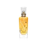 Lattafa Safwaan L’autre Oud Eau de Parfum — fragancia unisex elegante y oriental con notas amaderadas, ambaradas y dulces; perfume de larga duración que combina lujo, calidez y sofisticación en un frasco transparente con diseño dorado y líquido ámbar.