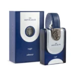 Botella del perfume Armaf The Lions Club Rugir con diseño lujoso en tonos dorados y detalles inspirados en un león. Frasco elegante y poderoso que simboliza fuerza, liderazgo y sofisticación. Ideal para hombres que buscan una fragancia audaz, envolvente y con carácter real.