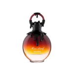 Botella del perfume Miss Armaf Magnifiq con diseño elegante y femenino en tonos dorado y rosa metálico. Frasco sofisticado que transmite lujo, delicadeza y estilo. Ideal para mujeres que buscan una fragancia encantadora, floral y con un toque de distinción.