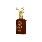Perfume Lattafa Al Noble Wazeer Eau de Parfum para hombre, fragancia árabe amaderada y especiada con notas ambaradas y afrutadas, elegante y sofisticada.