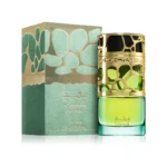 Perfume Lattafa Qimmah Eau de Parfum para mujer, fragancia árabe floral y ambarada con notas dulces y amaderadas, elegante, femenina y sofisticada.