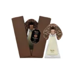 Perfume Lattafa Niche Emarati Ghinwa Eau de Parfum unisex, fragancia árabe ambarada y floral con maderas suaves y especias, elegante y sofisticada.