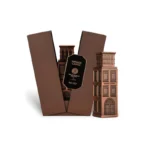 con notas cálidas, especiadas y ambaradas, elegante y sofisticada.