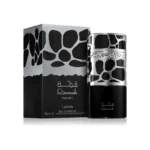 Perfume Lattafa Qimmah For Men Eau de Parfum para hombre, fragancia árabe elegante con notas amaderadas, especiadas y almizcladas, ideal para ocasiones formales y uso diario.