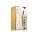 Lattafa Sondos es una fragancia unisex oriental‑amaderada con apertura vibrante de mandarina y azafrán, corazón floral refinado de nardo, rosa y flor de duraznero, y una base cálida y cremosa de vainilla, pachulí y gamuza. Dulce, sofisticada y elegante — perfecta para citas o salidas especiales en climas templados y frescos