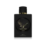 Perfume Lattafa Malik Al Tayoor Concentrated en frasco elegante, fragancia árabe intensa con notas orientales y amaderadas.