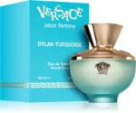 Versace Dylan Turquoise Pour Femme es un perfume femenino fresco y luminoso con notas de limón, jazmín y almizcle, ideal para climas cálidos y estilo moderno.